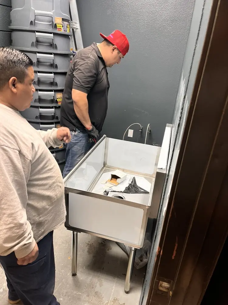 Commercial plumbing and sink installation in Spring Meadow